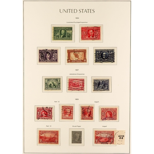 1325 - UNITED STATES 1861 - 1985 COLLECTION IN 7 LIGHTHOUSE ALBUMS of mint and used stamps, well-filled fro... 