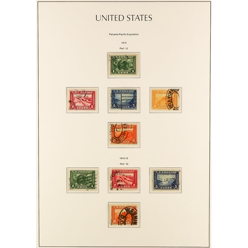 1325 - UNITED STATES 1861 - 1985 COLLECTION IN 7 LIGHTHOUSE ALBUMS of mint and used stamps, well-filled fro... 