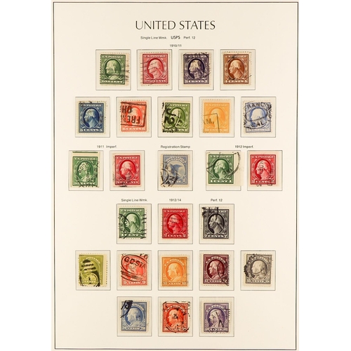 1325 - UNITED STATES 1861 - 1985 COLLECTION IN 7 LIGHTHOUSE ALBUMS of mint and used stamps, well-filled fro... 