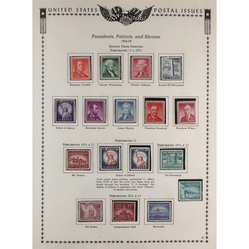 1330 - UNITED STATES CARTON, COLLECTORS ESTATE. A box includes chiefly mint / never hinged stamps, we see 1... 