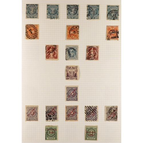 1331 - URUGUAY 1850's - 1940's COLLECTION of mint & used stamps in a well-filled album, imperfs (including ... 