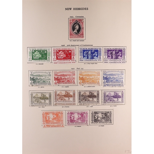 134 - BRITISH COMMONWEALTH 1952-1962 mint & used (sometimes both examples) collection in two well filled S... 