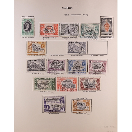 134 - BRITISH COMMONWEALTH 1952-1962 mint & used (sometimes both examples) collection in two well filled S... 