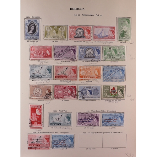 134 - BRITISH COMMONWEALTH 1952-1962 mint & used (sometimes both examples) collection in two well filled S... 