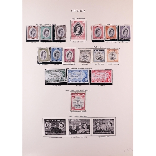 134 - BRITISH COMMONWEALTH 1952-1962 mint & used (sometimes both examples) collection in two well filled S... 