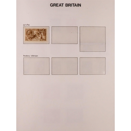 1343 - GREAT BRITAIN 1840 - 1985 COLLECTION OF MINT STAMPS IN 3 ALBUMS. An impressive collection in 3 well-... 