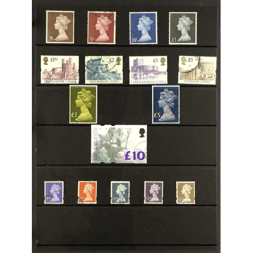 1350 - GREAT BRITAIN CARTON with stamps of all reigns in 7 stock books. Note stock and collections of mint ... 