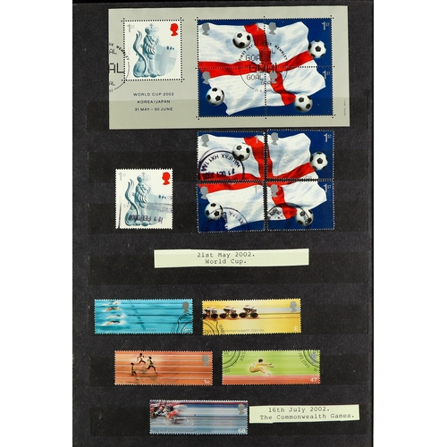 1354 - GREAT BRITAIN 1841 - 2007 USED COLLECTION in 7 volumes, with 6 books of mainly commemorative sets & ... 