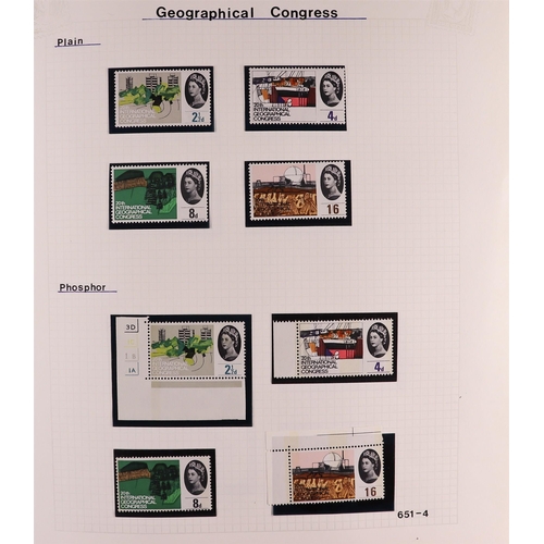 1357 - GREAT BRITAIN 1883-1970 MINT COLLECTION in hingeless mounts in album, includes 1883-84 2s6d, 1929 £1... 