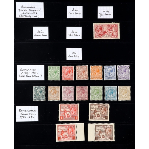 1360 - GREAT BRITAIN 1887-1936 MINT COLLECTION on stock pages, includes 1887-1900 Jubilee set to both 1s, 1... 