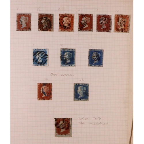 1365 - GREAT BRITAIN OLDE TYME ESTATE BALANCE of chiefly QV stamps on an assortment of untidy old album pag... 