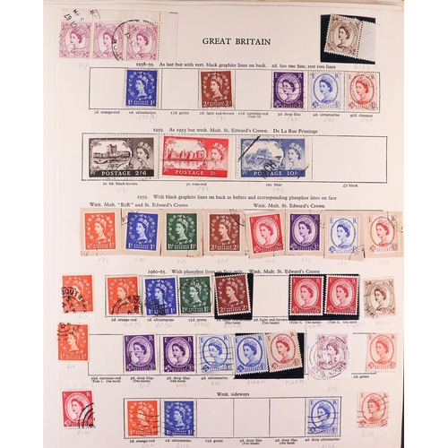 1373 - GREAT BRITAIN 1936-1973 COLLECTION in album, mint (some never hinged) & used, includes various water... 