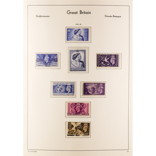 1375 - GREAT BRITAIN 1854 - 1979 COLLECTION of chiefly earlier used & later mint / never hinged mint in hin... 