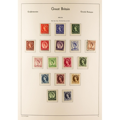 1375 - GREAT BRITAIN 1854 - 1979 COLLECTION of chiefly earlier used & later mint / never hinged mint in hin... 