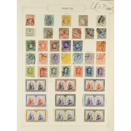 138 - COLLECTOR'S ESTATE World all periods mint & used stamps in three cartons, includes world collections... 