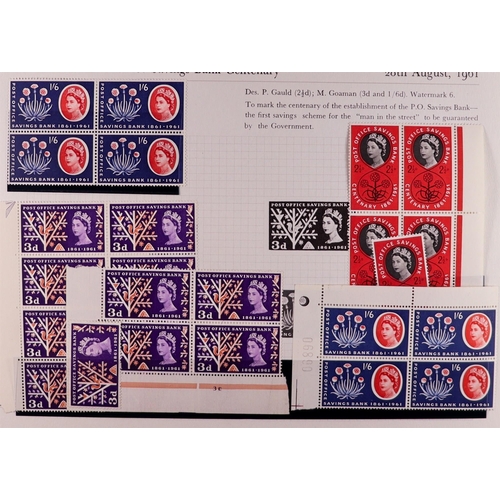 1384 - GREAT BRITAIN 1938 - 1970 MINT COLLECTION.  Includes KGVI high values 1939-48 set, £1 wedding and 19... 