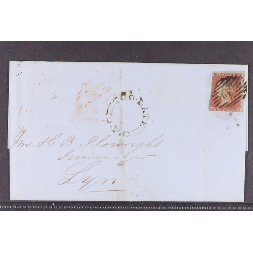 1396 - GB. COVERS & POSTAL HISTORY 1792 - 1946 COLLECTION of 22 covers & 8 fragments, includes 1797 with fa... 