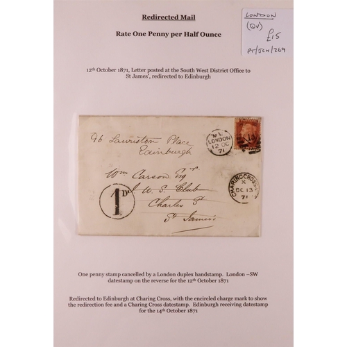 1396 - GB. COVERS & POSTAL HISTORY 1792 - 1946 COLLECTION of 22 covers & 8 fragments, includes 1797 with fa... 