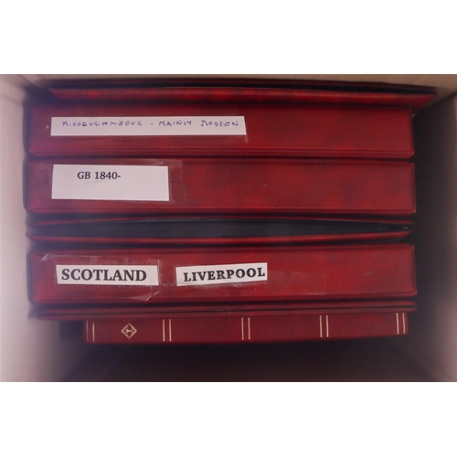 1417 - GB. COVERS & POSTAL HISTORY POSTAL HISTORY IN 4 BINDERS includes some written-up to a good standard,... 