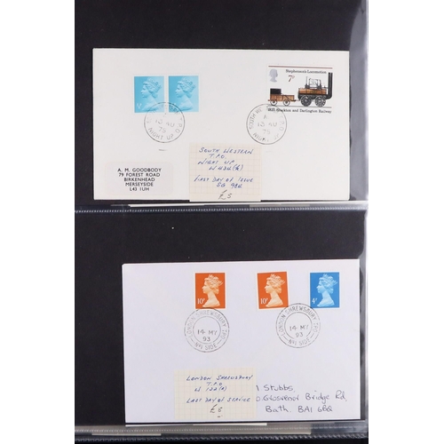 1419 - GB. COVERS & POSTAL HISTORY RAILWAY T.P.O. COVERS. A collection of 1956 to 1994 covers bearing stamp... 