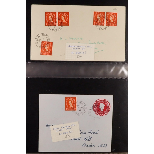 1419 - GB. COVERS & POSTAL HISTORY RAILWAY T.P.O. COVERS. A collection of 1956 to 1994 covers bearing stamp... 