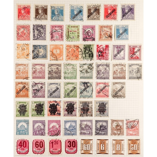 142 - EUROPEAN IN BOX with extensive mint & used ranges on well-filled album pages, sorted from Austria, B... 