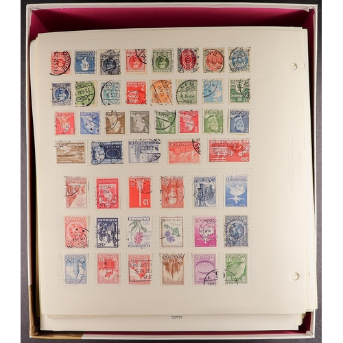 142 - EUROPEAN IN BOX with extensive mint & used ranges on well-filled album pages, sorted from Austria, B... 