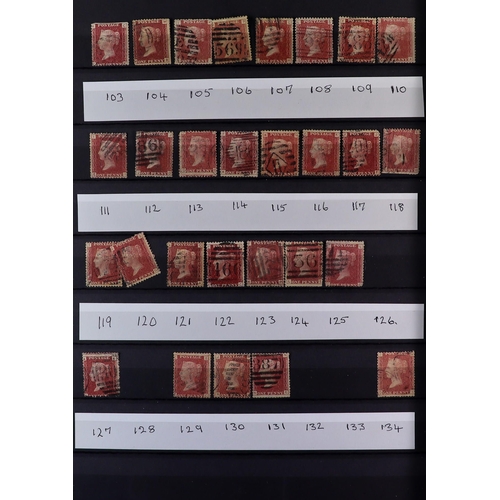 1477 - GB.QUEEN VICTORIA 1840-1900 USED ACCUMULATION in two stockbooks & binder, includes 1840 1d Penny Bla... 