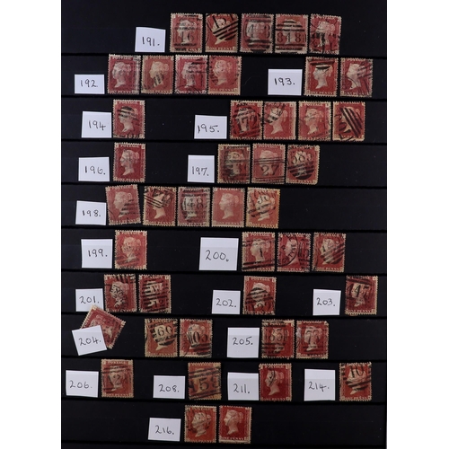 1477 - GB.QUEEN VICTORIA 1840-1900 USED ACCUMULATION in two stockbooks & binder, includes 1840 1d Penny Bla... 