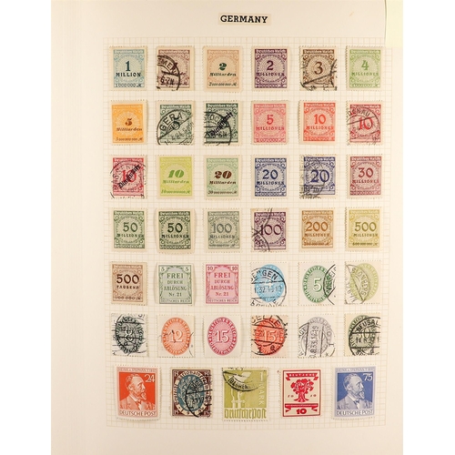 151 - 'G' COUNTRIES COLLECTION of mint and used stamps from Germany to Grenad in album includes German sta... 