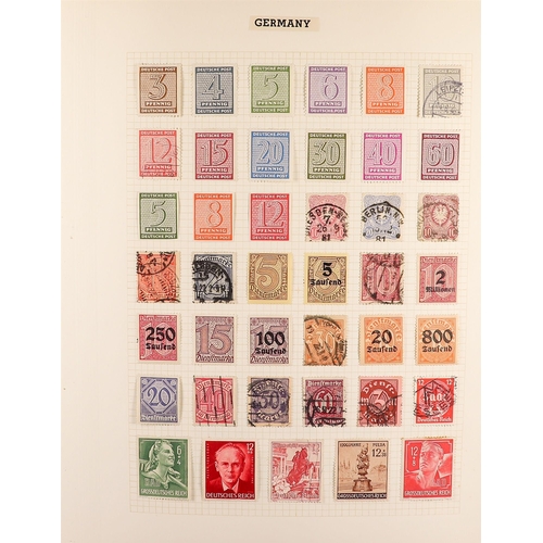 151 - 'G' COUNTRIES COLLECTION of mint and used stamps from Germany to Grenad in album includes German sta... 