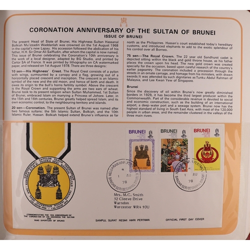 156 - SMALL COLLECTOR'S ESTATE in two cartons, includes Br Commonwealth 1977-84 fdc's collection in three ... 