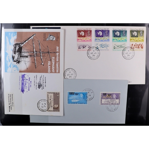 156 - SMALL COLLECTOR'S ESTATE in two cartons, includes Br Commonwealth 1977-84 fdc's collection in three ... 