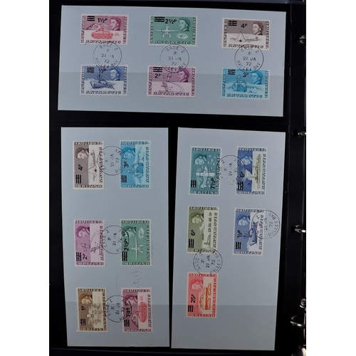 156 - SMALL COLLECTOR'S ESTATE in two cartons, includes Br Commonwealth 1977-84 fdc's collection in three ... 