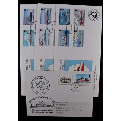 156 - SMALL COLLECTOR'S ESTATE in two cartons, includes Br Commonwealth 1977-84 fdc's collection in three ... 