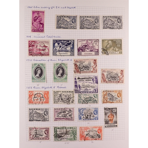 157 - BRITISH COMMONWEALTH COLLECTION Late 19th Century to 2000's mostly used stamps in eleven albums, inc... 