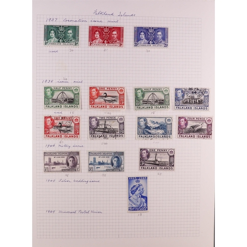 157 - BRITISH COMMONWEALTH COLLECTION Late 19th Century to 2000's mostly used stamps in eleven albums, inc... 