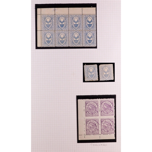 1587 - GB.QUEEN VICTORIA COLLEGE LOCAL STAMPS Mint collection in hingeless mounts on pages, includes All So... 