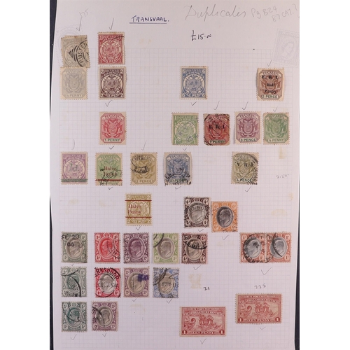 162 - BRITISH COMMONWEALTH Mostly 19th Century to 1960's messy mint & used ranges on various pages. Mixed ... 