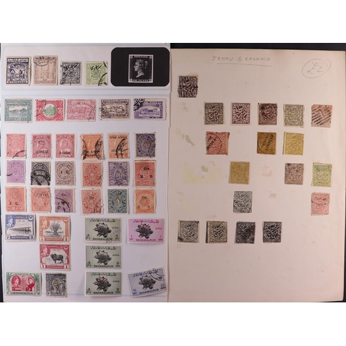 162 - BRITISH COMMONWEALTH Mostly 19th Century to 1960's messy mint & used ranges on various pages. Mixed ... 