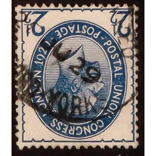 1647 - GB.GEORGE V 1929 2½d blue PUC with inverted watermark, SG 437Wi, very fine used with Jun 1929 cds. C... 