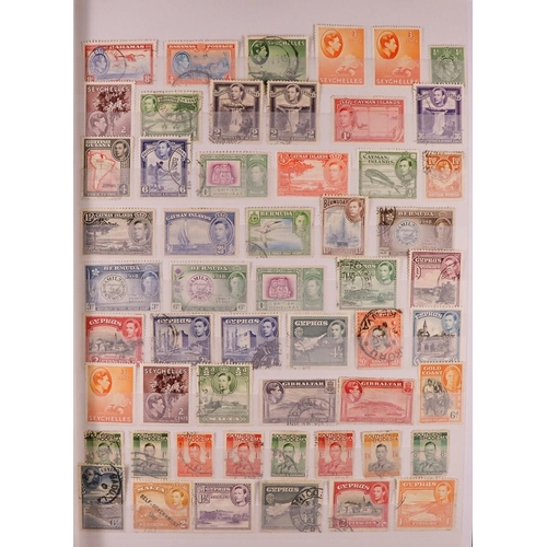 169 - WORLD USED RANGES MOSTLY COMMONWEALTH Late 19th Century to 1990's used stamps in seventeen stockbook... 