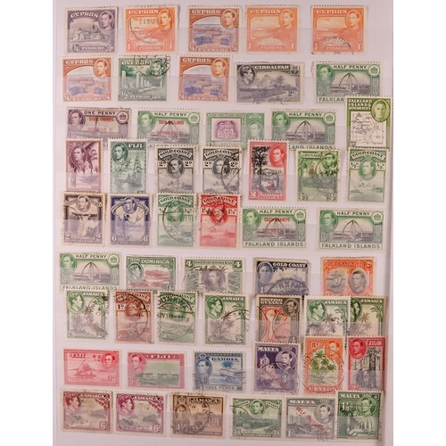 169 - WORLD USED RANGES MOSTLY COMMONWEALTH Late 19th Century to 1990's used stamps in seventeen stockbook... 