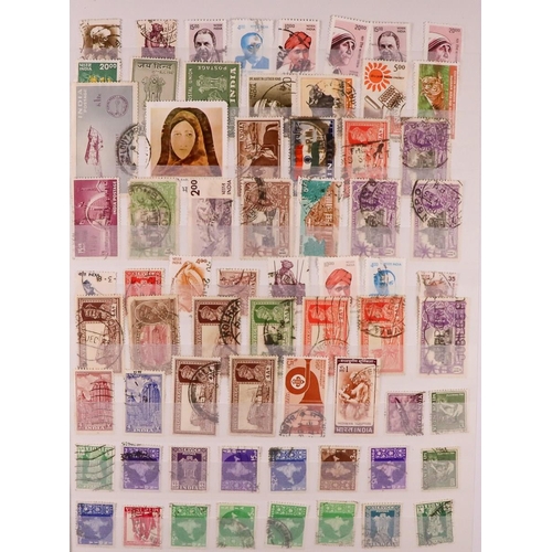 169 - WORLD USED RANGES MOSTLY COMMONWEALTH Late 19th Century to 1990's used stamps in seventeen stockbook... 