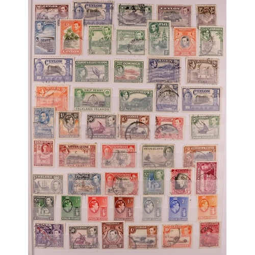 169 - WORLD USED RANGES MOSTLY COMMONWEALTH Late 19th Century to 1990's used stamps in seventeen stockbook... 