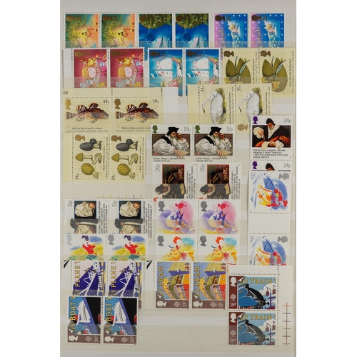 1694 - GB.ELIZABETH II 1970's-2000 NEVER HINGED MINT RANGES in albums, stockbooks & presentation packs, inc... 