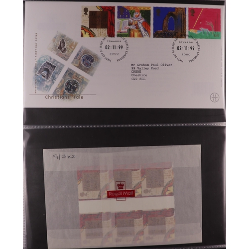 1704 - GB.ELIZABETH II 1971-1999 NEVER HINGED MINT BLOCKS, PRESENTATION PACKS & FDC's Collection in 17 albu... 