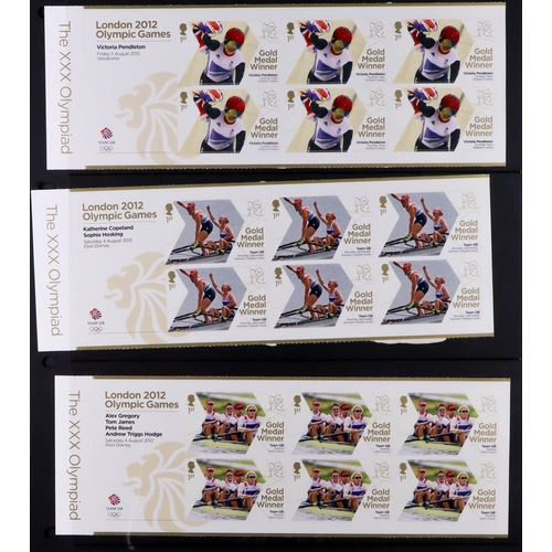 1708 - GB.ELIZABETH II 1971-2012 MINT ASSEMBLY includes 1971-1992 & 2007-2009 issues never hinged mint on s... 