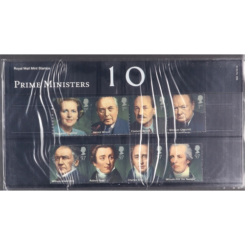 1738 - GB.ELIZABETH II 1980's-2016 NEVER HINGED MINT RANGES in album, includes Presentation packs, stamps o... 