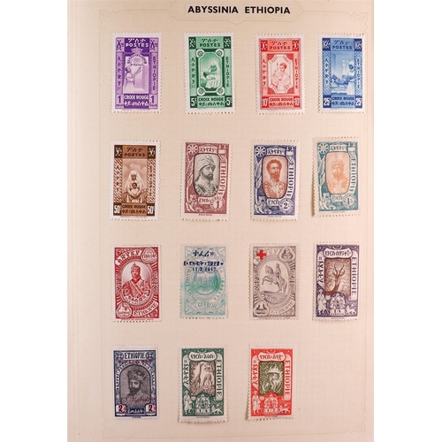 175 - WORLD COLLECTION 19th Century to 1940's mint & used stamps in three small albums, we see Abyssinia t... 